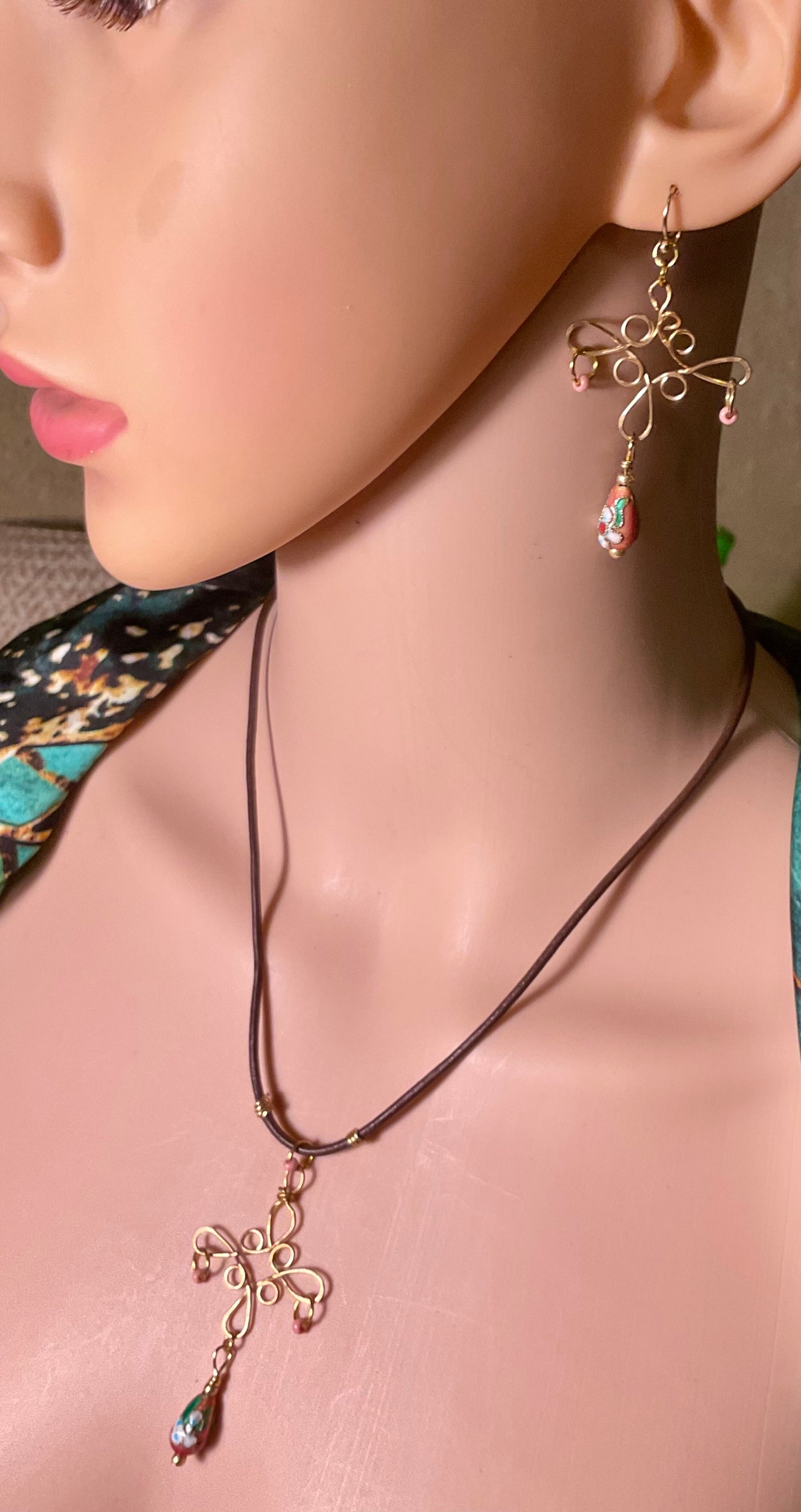 Wire Wrapped Flower Blossom Set