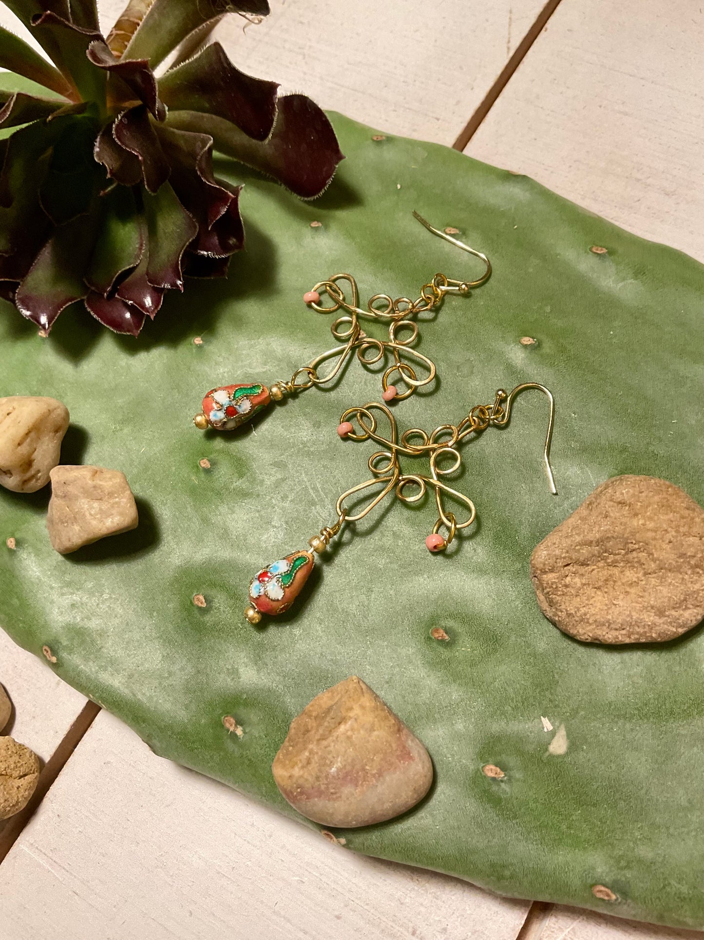 Wire Wrapped Flower Blossom Set