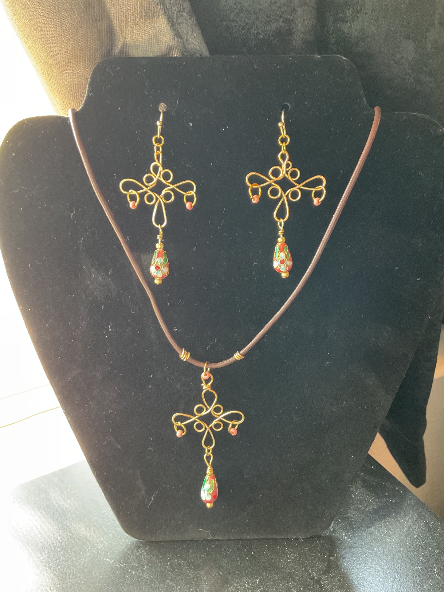 Wire Wrapped Flower Blossom Set