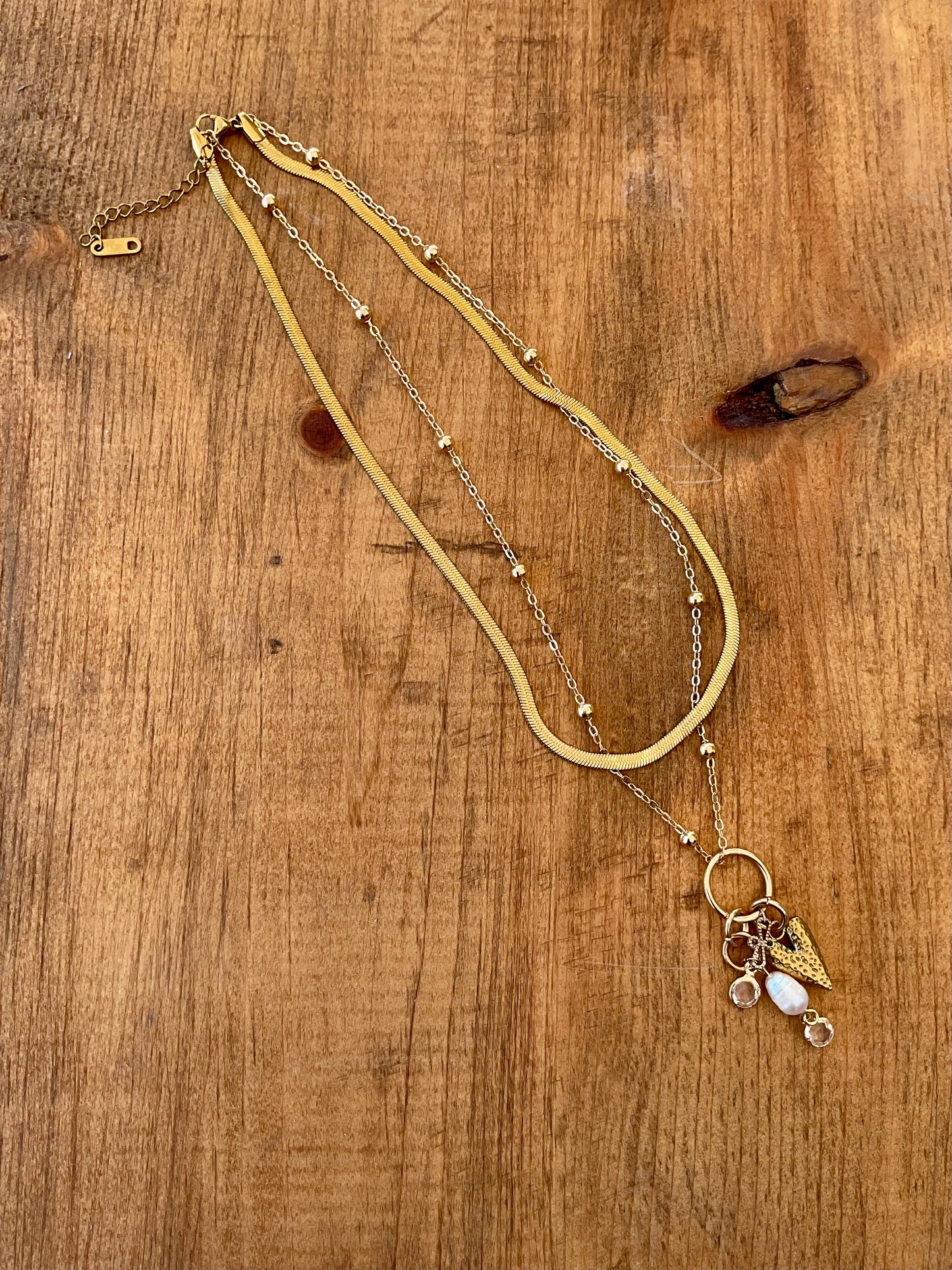 Honey and Halo Necklace