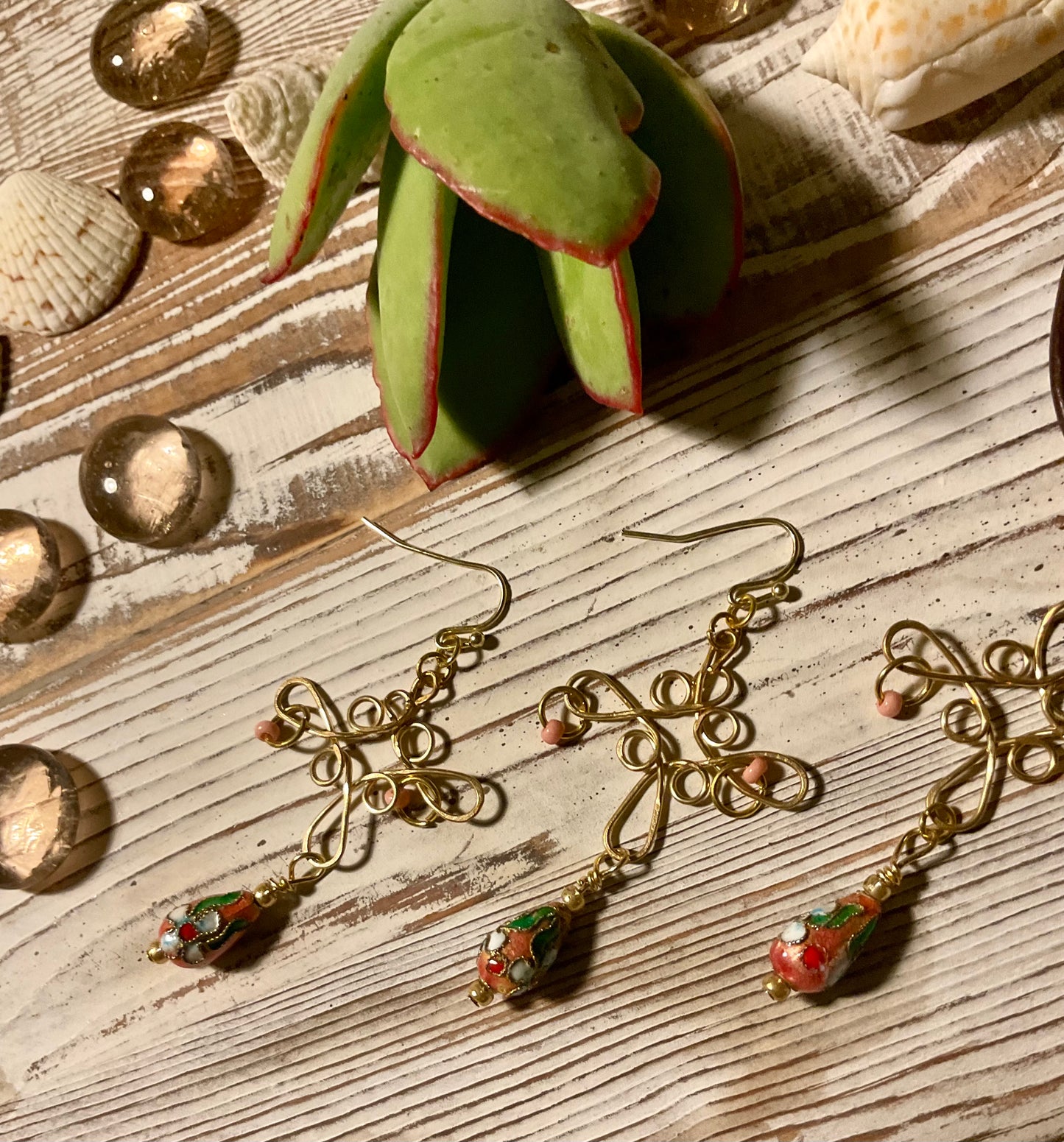 Wire Wrapped Flower Blossom Set