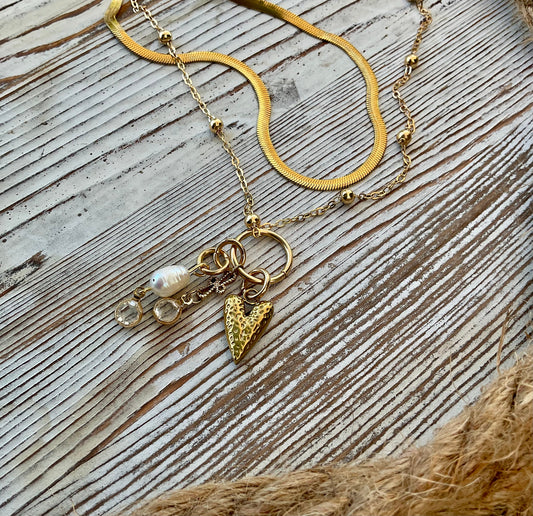 Honey and Halo Necklace