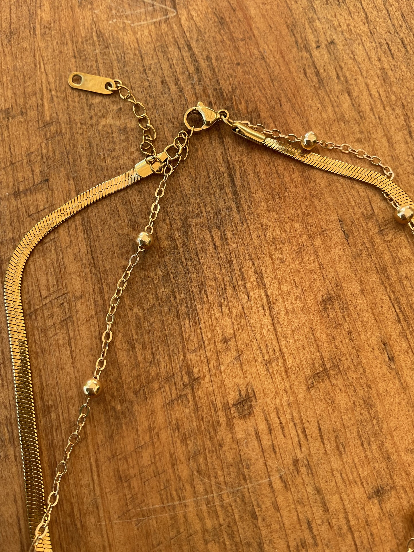 Crystal Circuit Layered Necklace